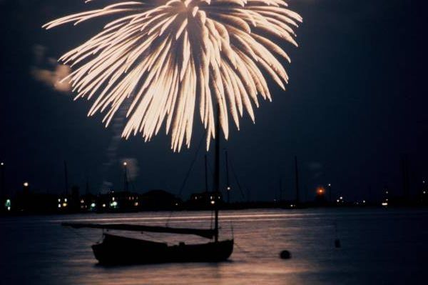 Fireworks at the Jetties