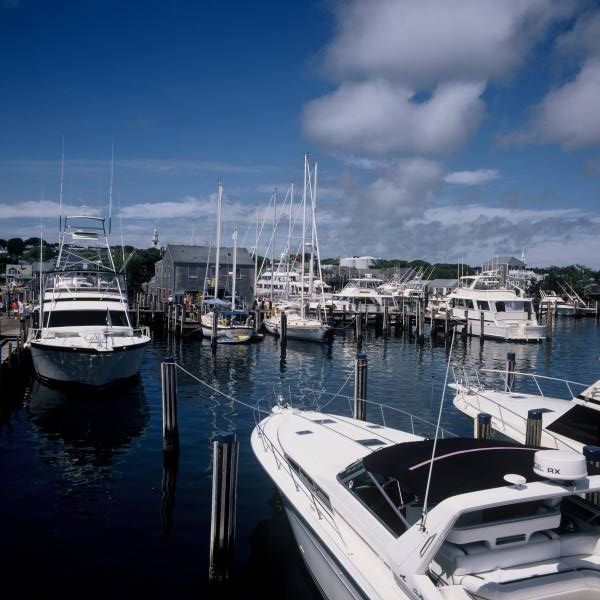 Motor Yacht and Sailboats