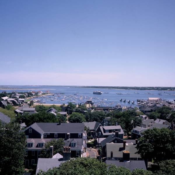 Nantucket Harbor and the Afternoon Steamship