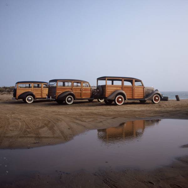 Woodies at Cisco Beach