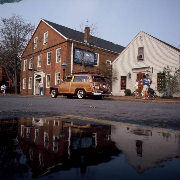 Whaling Museum and 1950 Mercury