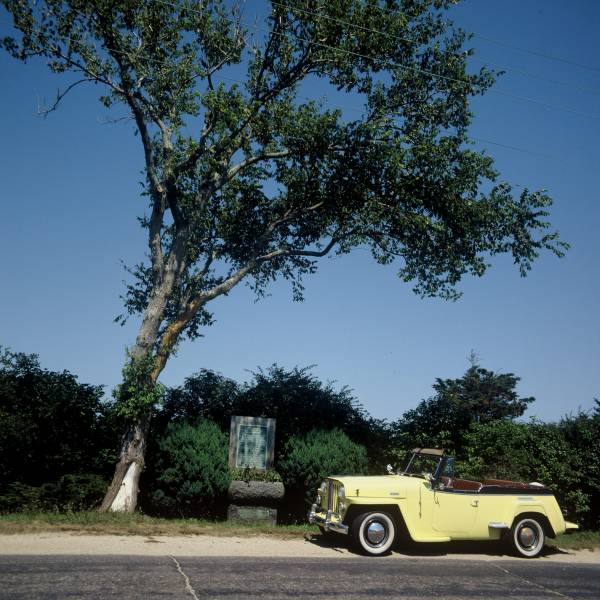 Franklin Memorial and 1949 Jeepster