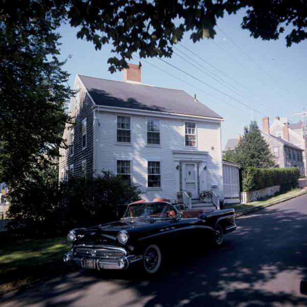 Laban Swain House with 1956 Buick