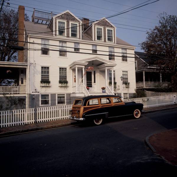 Guest House with 1949 Oldsmobile