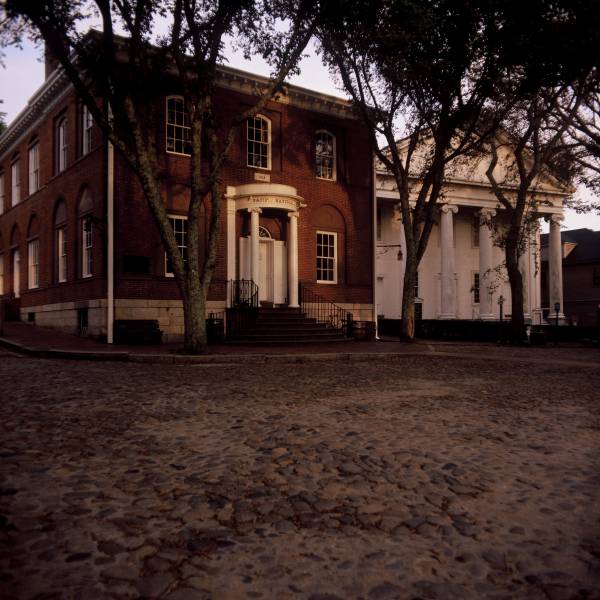 Pacific Bank and Methodist Church