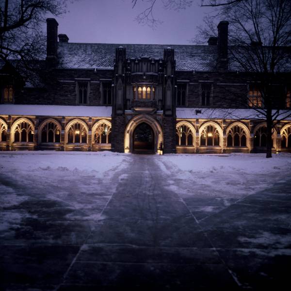 Holder Hall in Winter