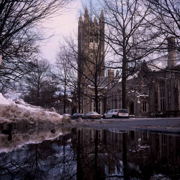 Holder Tower Reflection