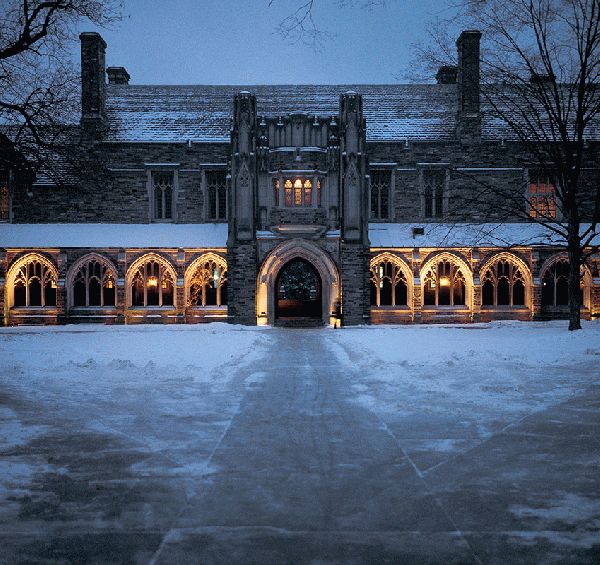 Holder Hall In Snow