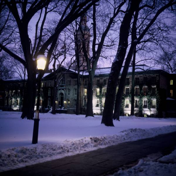 Nassau Hall from Admission Office