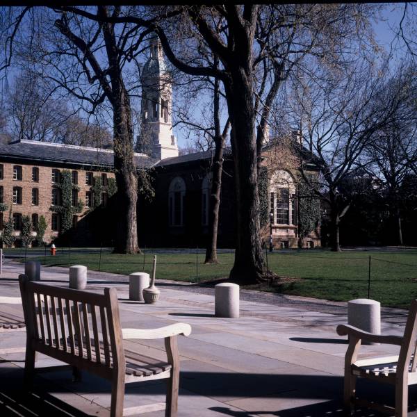 Nassau Hall Front, Spring