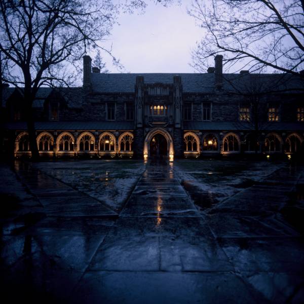 Holder Hall at Dusk