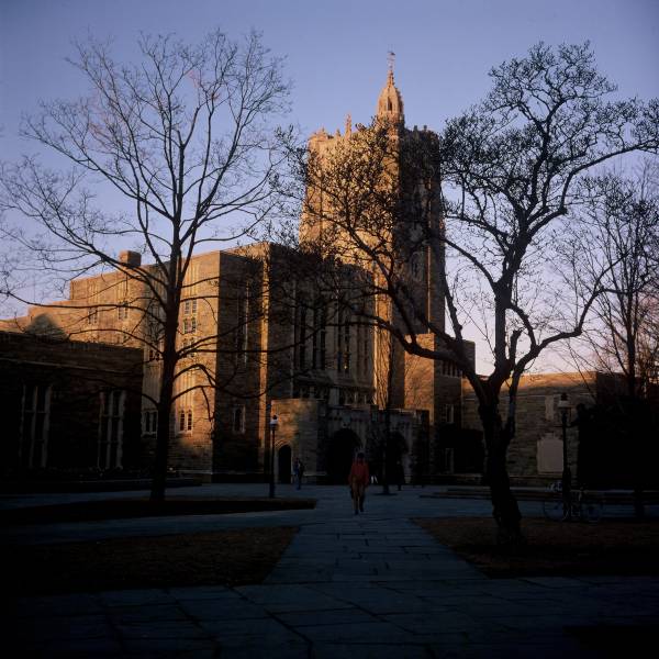 Firestone Library, Dusk