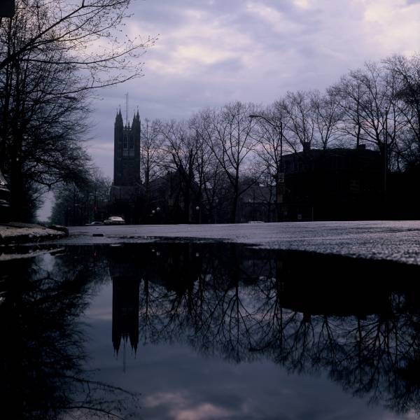 Holder Hall Reflection