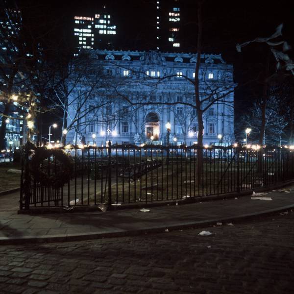 U.S. Customs House, Dusk