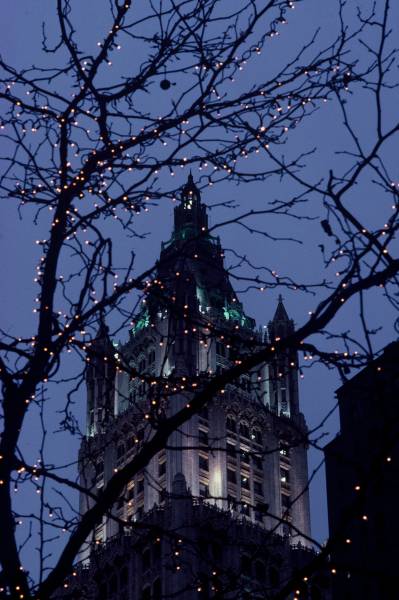 Woolworth Building at Dusk