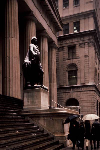 George Washington at Federal Hall by John Quincy Adams Ward