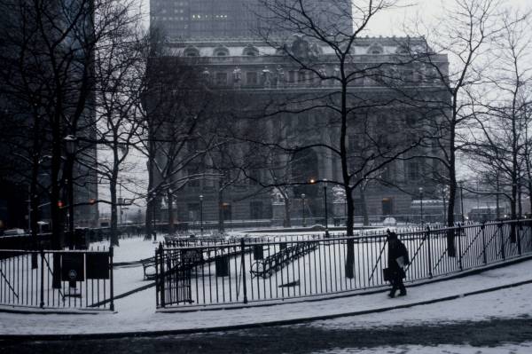 U.S. Custom House in Snow